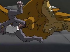 joy time in the bedroom (furry porn)