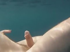 Nude camping swim and jack (Part 1)