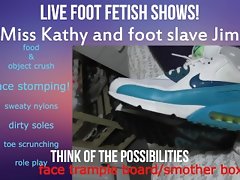 foot worship LIVE shows. Book now!