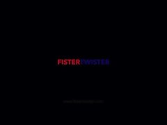 Fistertwister -¬†Fisting lezzies slide the entire forearm in